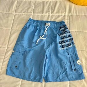 “FREE TEE/“NWOT” KNIGHTS APPAREL UNC TAR HEEL BOARD SHORTS